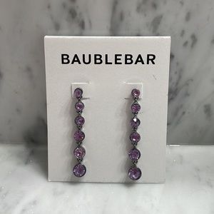 NWT baublebar rhinestone drop earrings